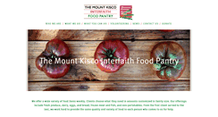 Desktop Screenshot of mountkiscofoodpantry.org